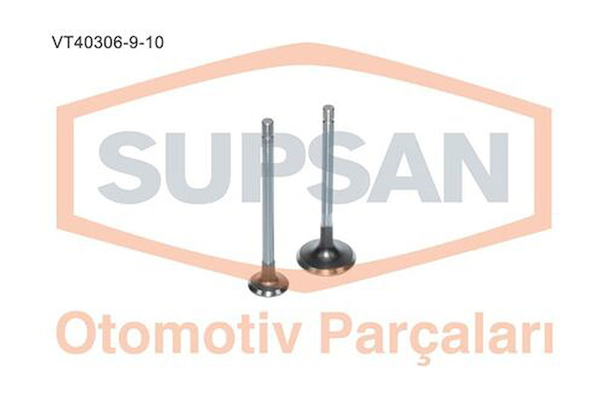 Supsan VT-40306-9-10 Subap Takımı Corolla 1.3 12V Karbüratörlü 1988-1998 2E Motor In 4 In 4 E4 13711-10020