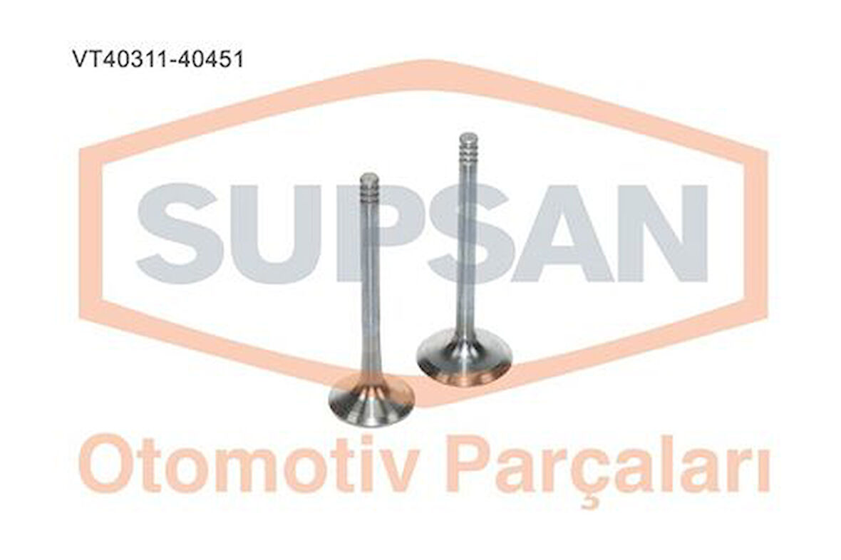 Supsan VT-40311-40451 Subap Takımı Bora Golf Polo Ibiza Cordoba Toledo 1.9SDI 8 Subap 028109601J