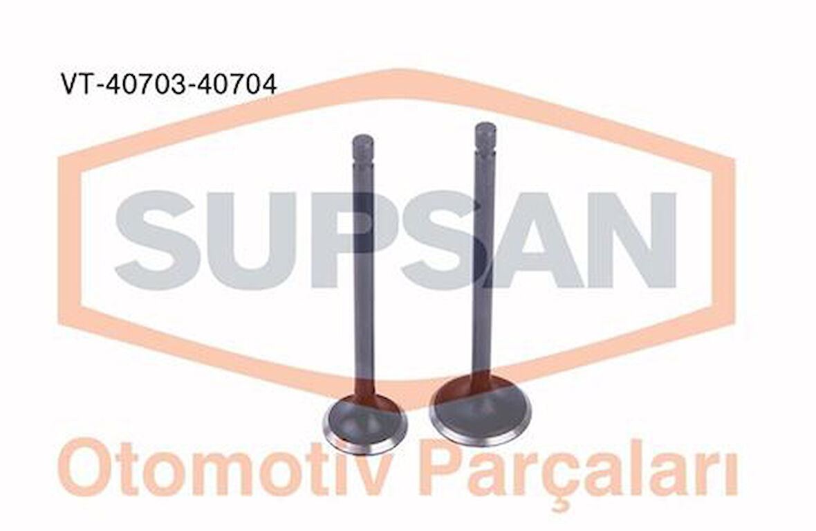 Supsan VT-40703-40704 Subap Takımı Primera 1.6 16V 1996-2002 P11 Kasa Ga16 Motor Em 16 Subap 132012J201