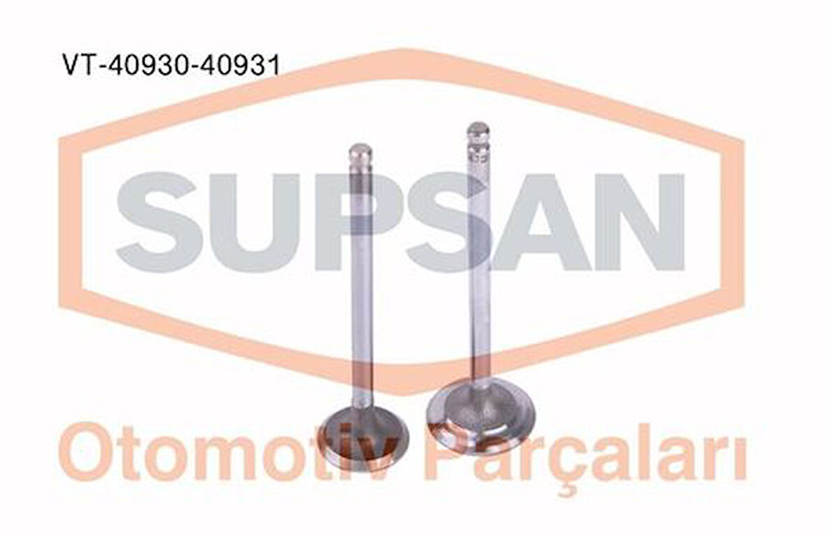 Supsan VT-40930-40931 Subap Takımı Almera 1.5 16V 2000-2010 Qg15De Motor 16 Subap 8200414346