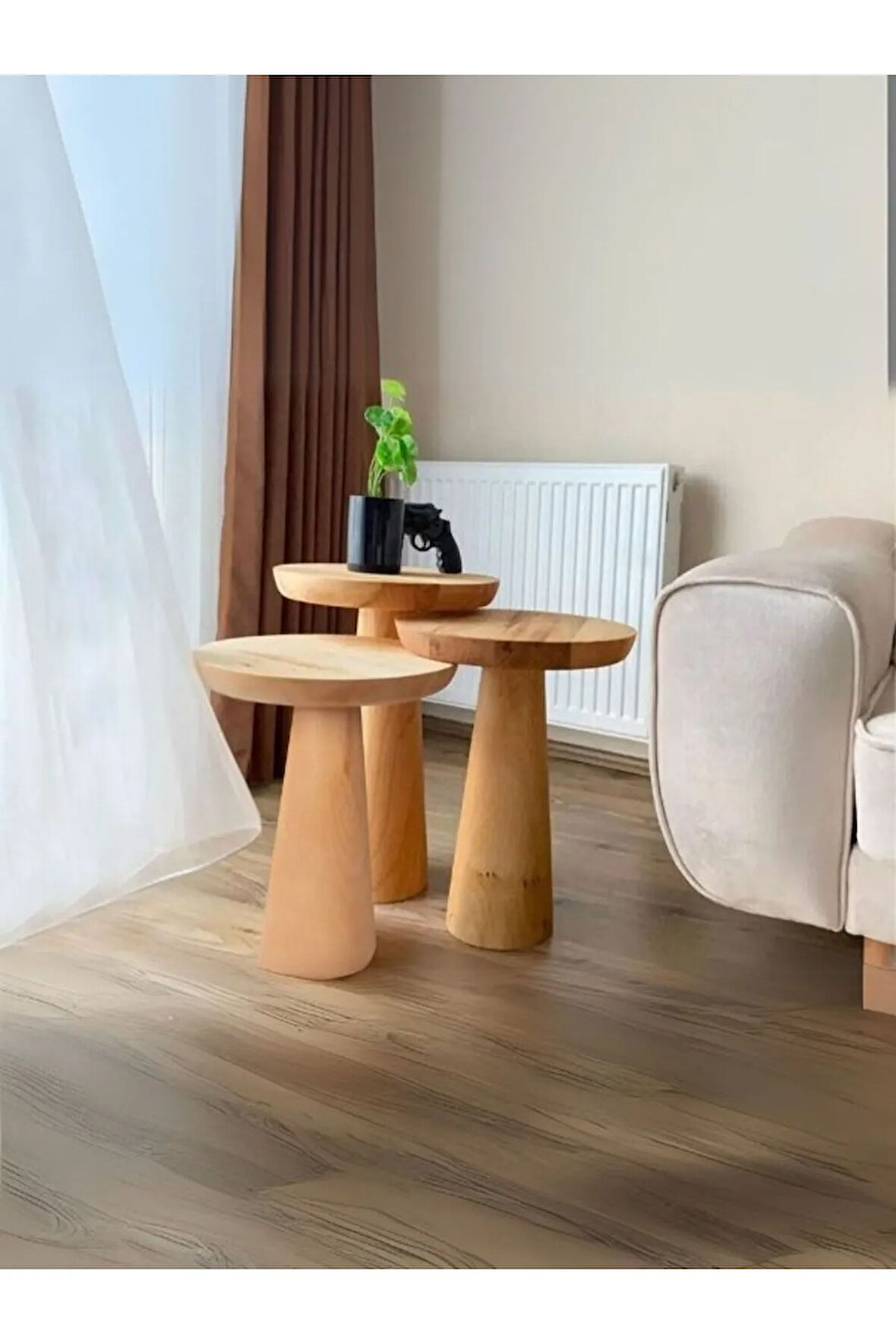 Mushroom Üçlü Zigon Sehpa
