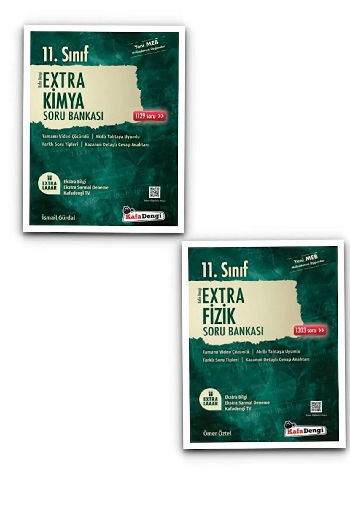 Kafadengi Yayınları 11. Sınıf Extra Kimya + Fizik Soru Bankası