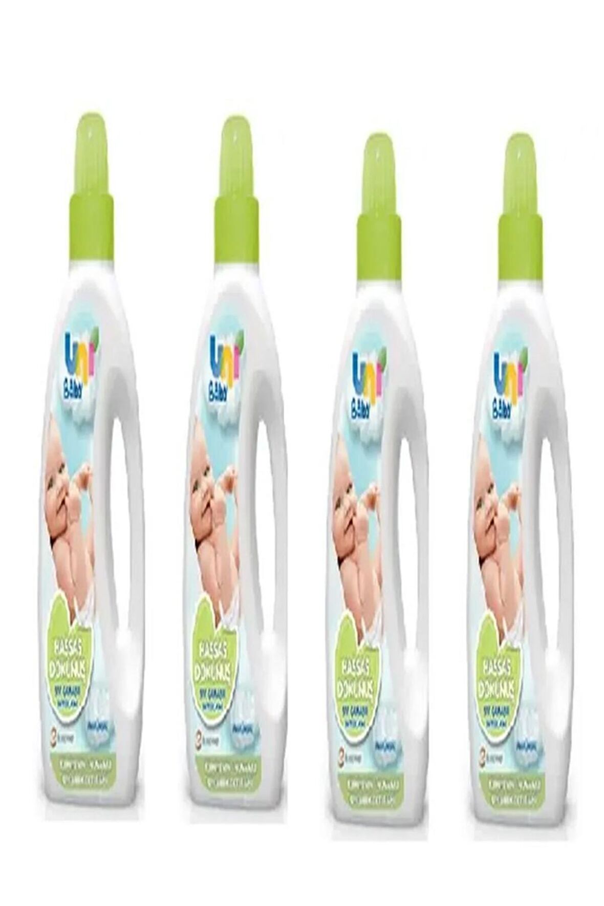 UNI BABY Çamaşır Deterjanı Sensitive 1500ml Hassas Dokunuş (Yeşil) X 4 ADET