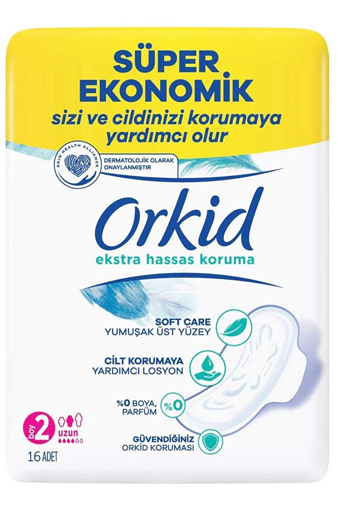 Marka: Extra Hassas Hijyenik Ped 2 Beden 16'lı 8001841807317 Kategori: Hijyenik Ped