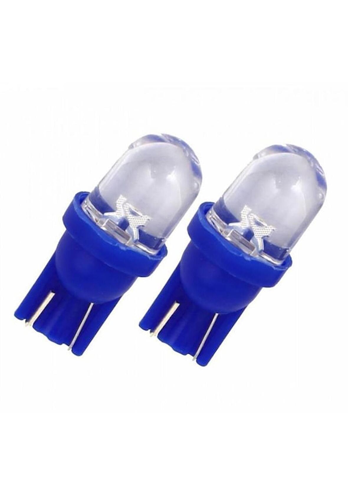 12 V PARK AMPÜLÜ T10 DİPSİZ TAKIM MAVİ 