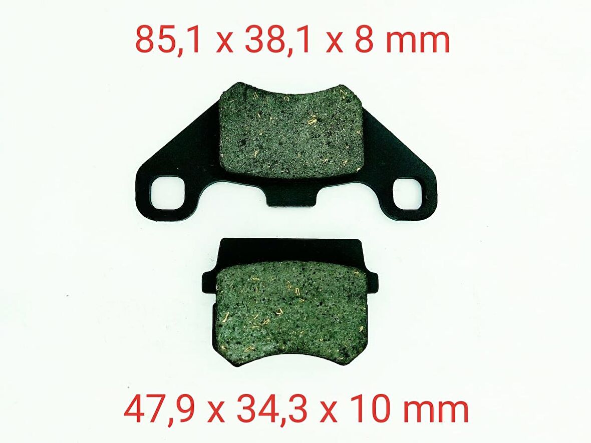 ATV MD 200 ÖN FREN DİSK BALATASI FA416