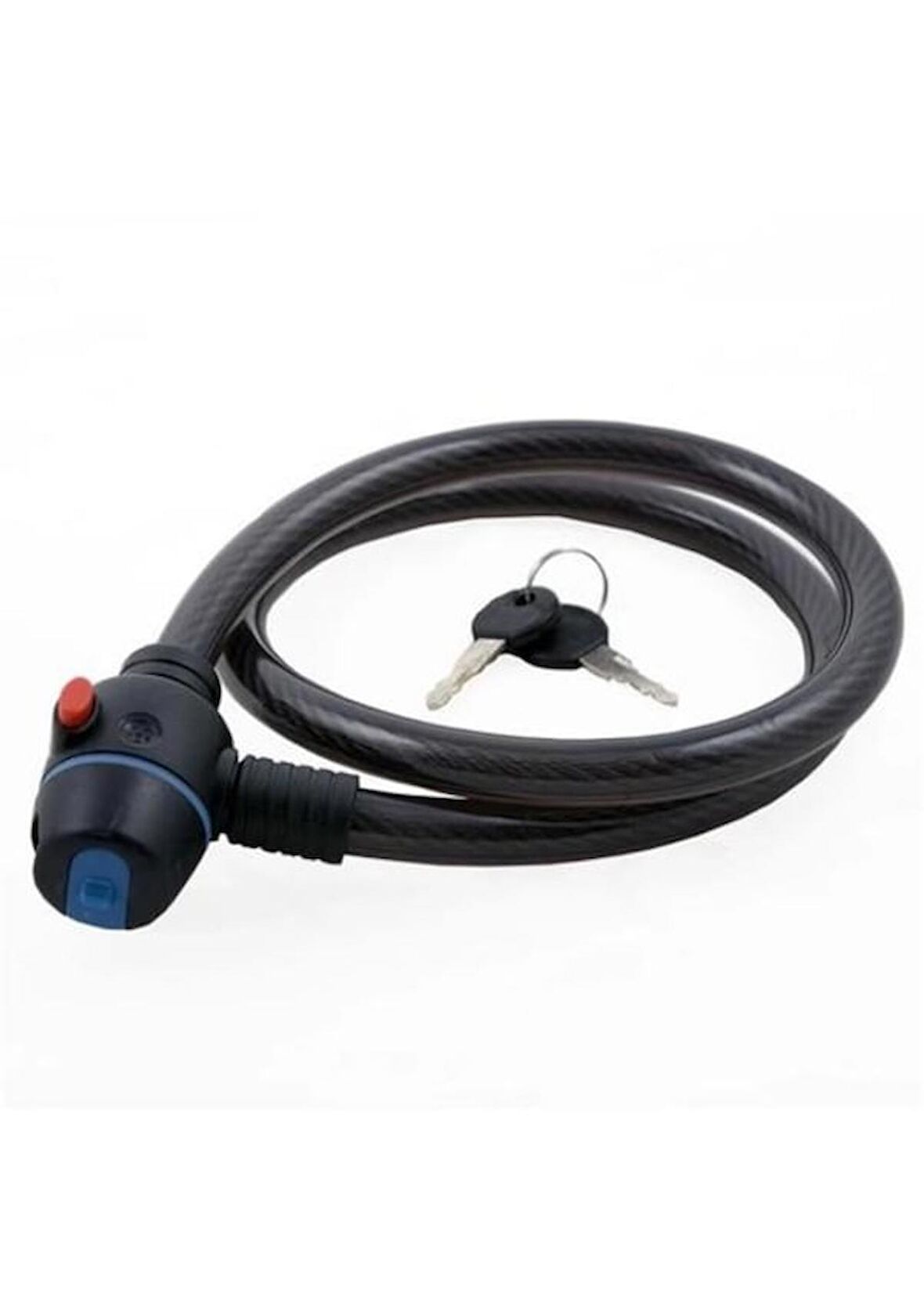 BİSİKLET MOTORSIKLET HALAT KİLİT 15mm KALINLIK -150cm UZUNLUK