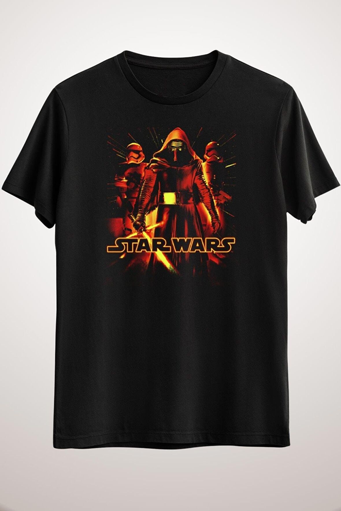 Erkek Siyah Kylo Ren Trisaber Glow