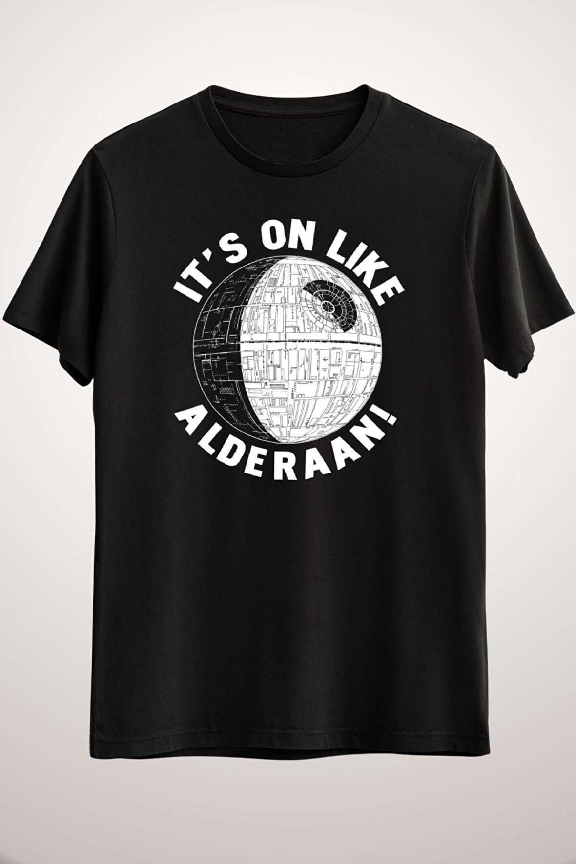 Erkek Siyah It's On Like Alderaan