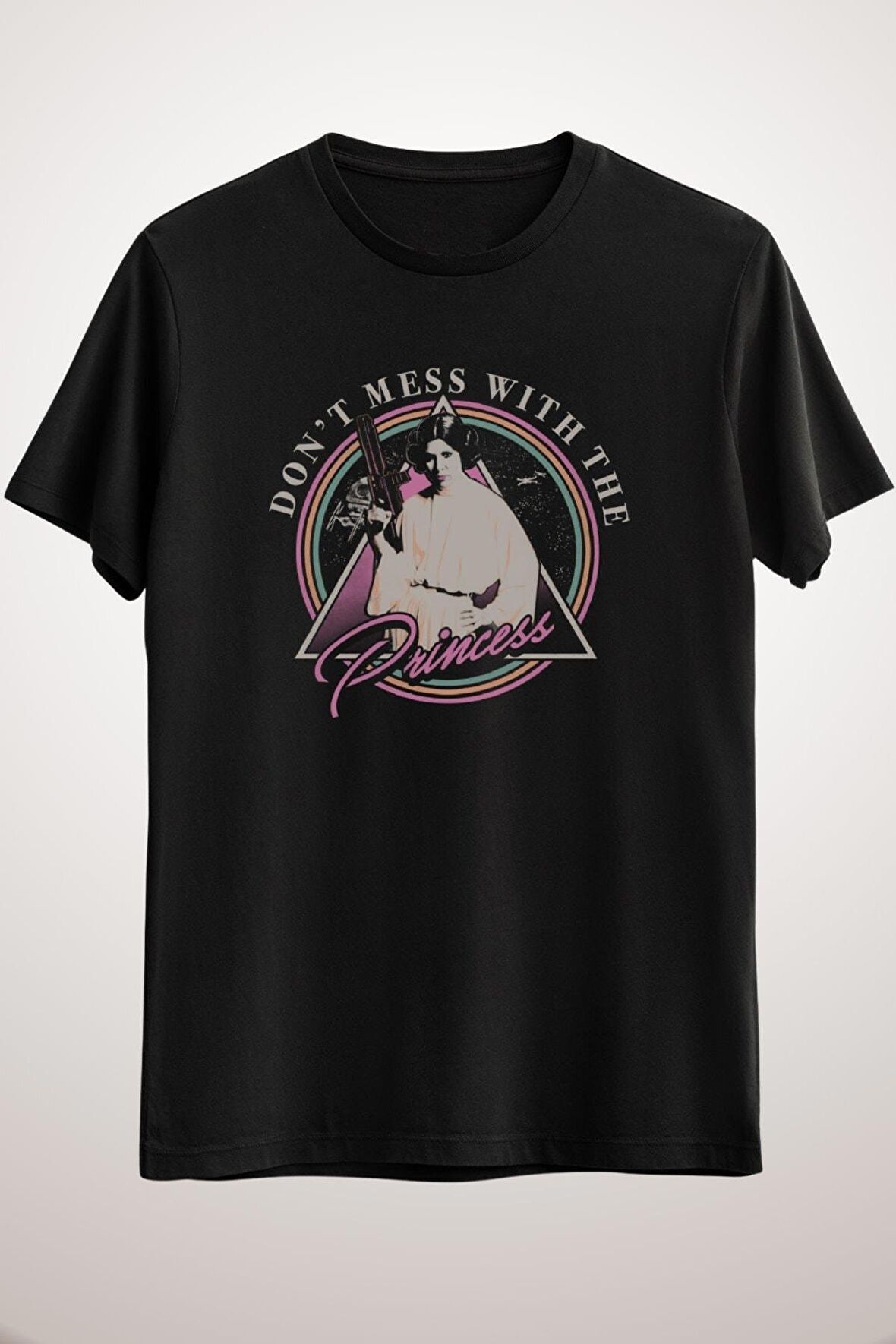 Erkek Siyah Princess Leia Don't Mess