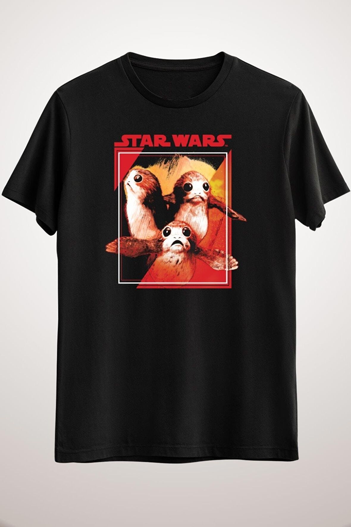 Erkek Siyah Porgs In Flight