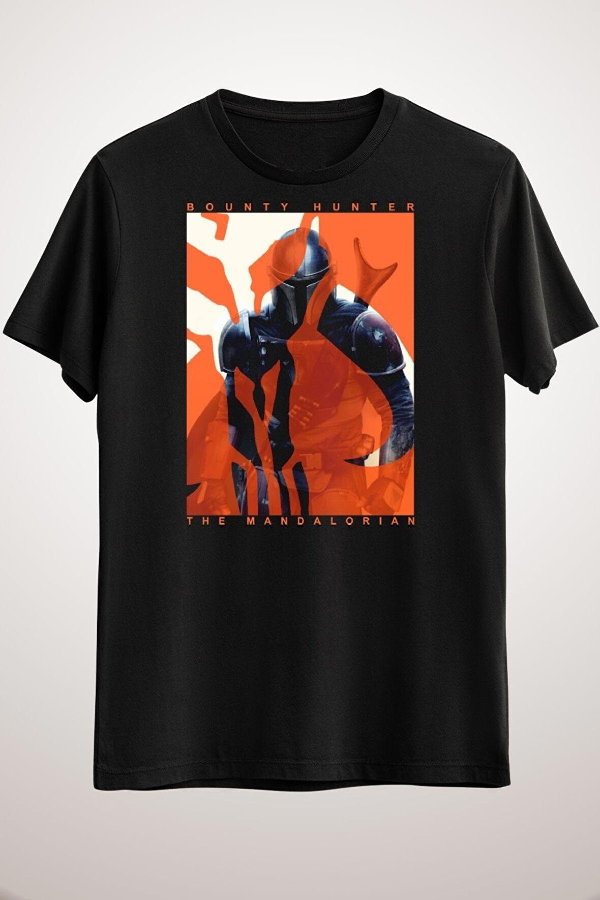 Erkek Siyah Mandalorian Overlay