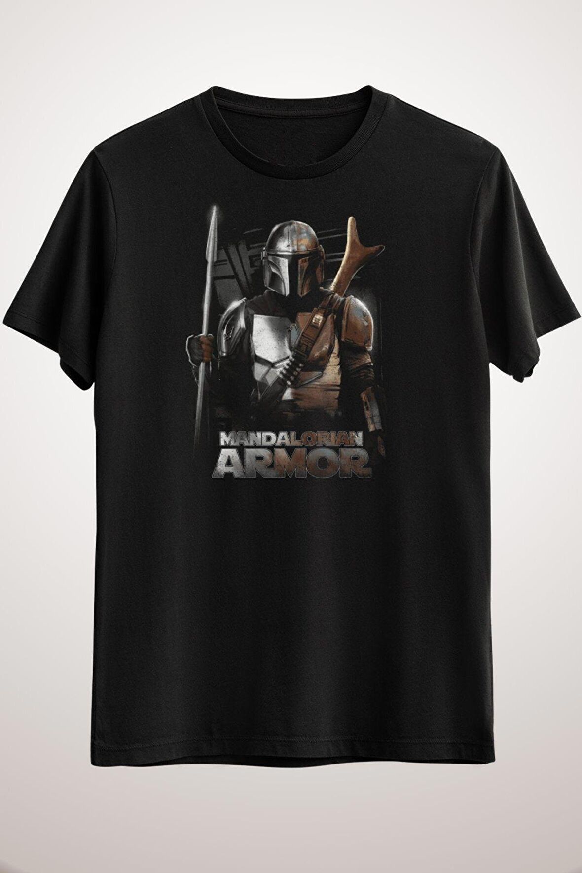 Erkek Siyah Star Wars Mandalorian Din Djarin Beskar Armor