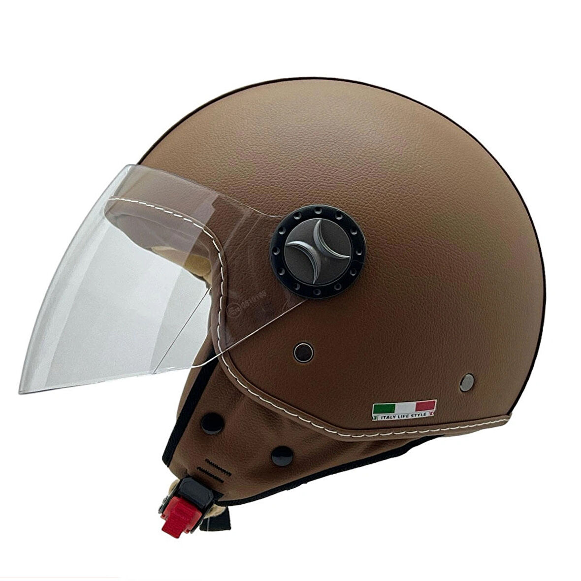 SWAY 701 KAHVERENGİ-DERİLİ KASK
