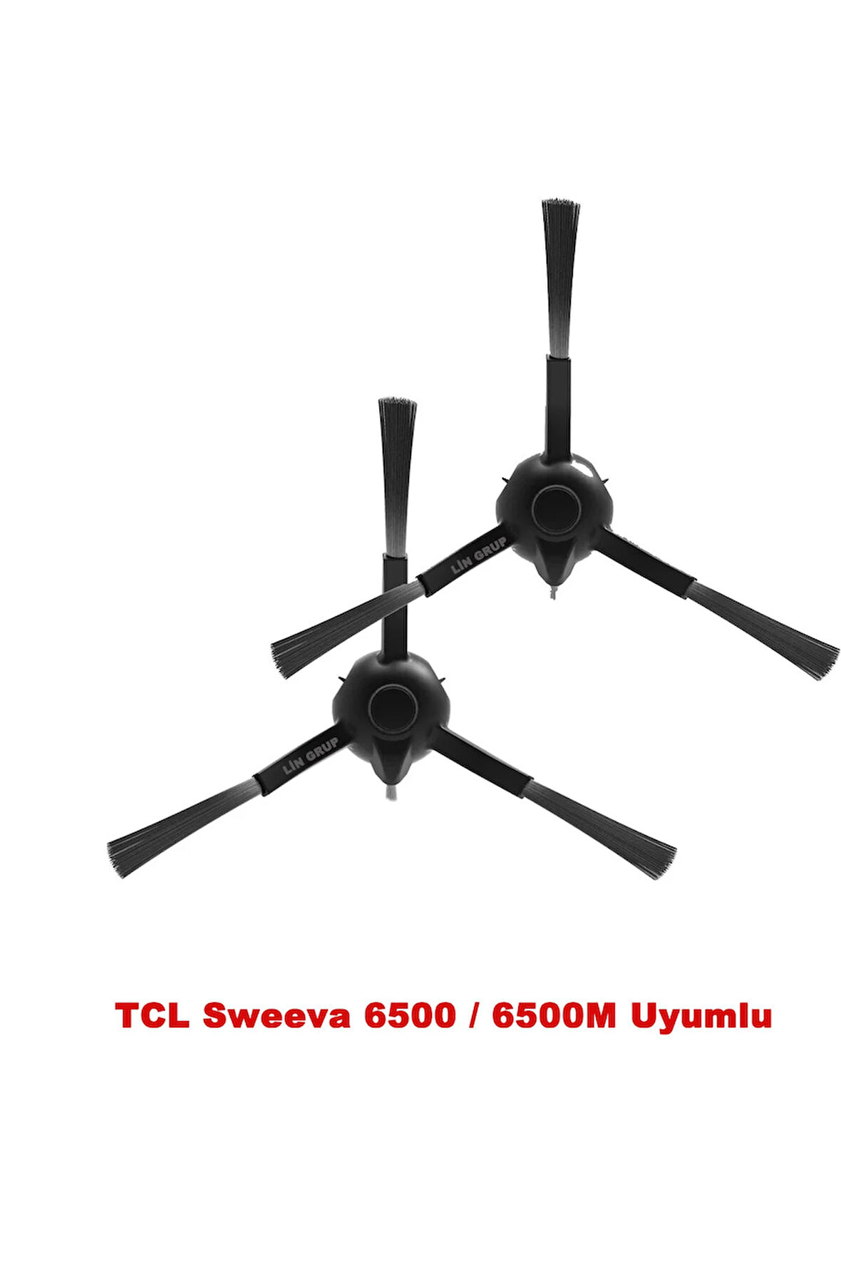 TCL Sweeva 6500 / 6500M Uyumlu 2 Adet Yan Süpürme Fırçası / Yan Fırça