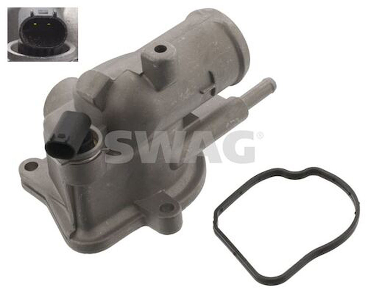 Swag 10102115 Termostat 92 CC (Komple OM611 OM646) W204 07-09 W211 02-08 W220 02-04 A6462000015