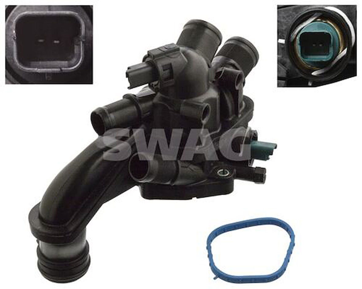 Swag 11103197 Termostat Komple 3008 308 RCZ 207 508 208 5008 C4 C4 Picasso DS3 Mini R56-R59 9810916980