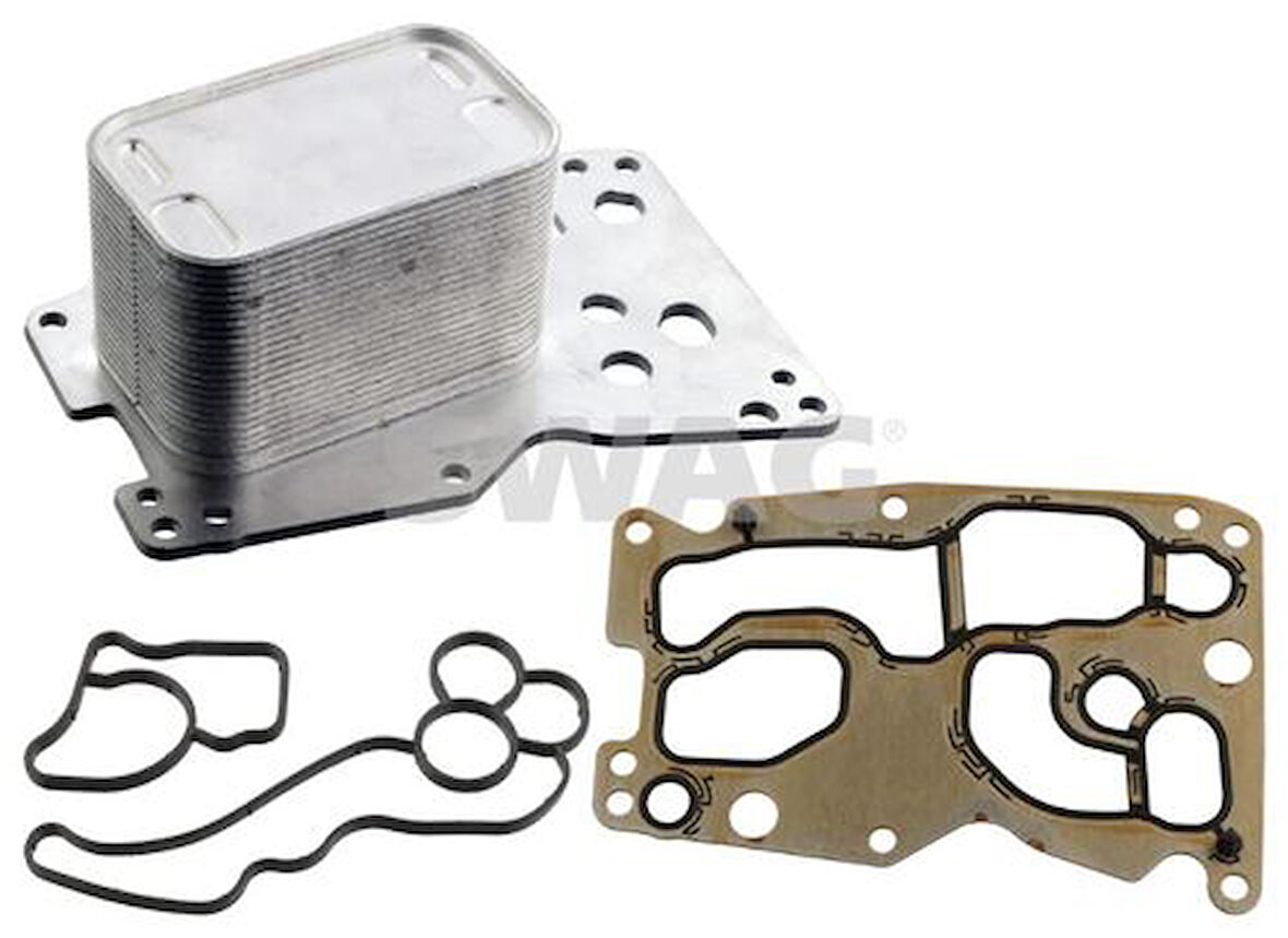 Swag 20105960 Motor Yağ Soğutucu BMW F30 F10 F36 F25 F26 F15 F16 N57 Contalı 11428510855S1