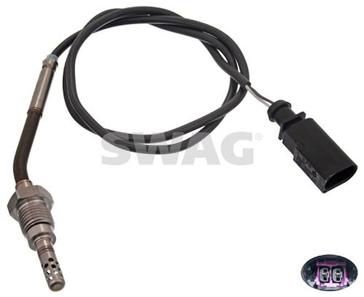 Swag 30949268 Egzoz Sıcaklık Sensörü Turbo Sarj Öncesi A4 A6 05-08 2.0TDI Ble BRE BNA BRF Cagb 03G906088R