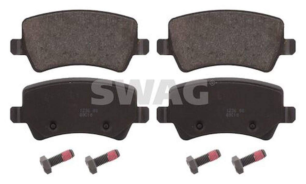 Swag 50916625 Arka Fren Balatası S-Max 09-06-Galaxy III 06-S60 10-S80 06-V60 V70 06-XC60 08-XC70 06-Range Rover Evoque 11-Cıvatalı 1459450