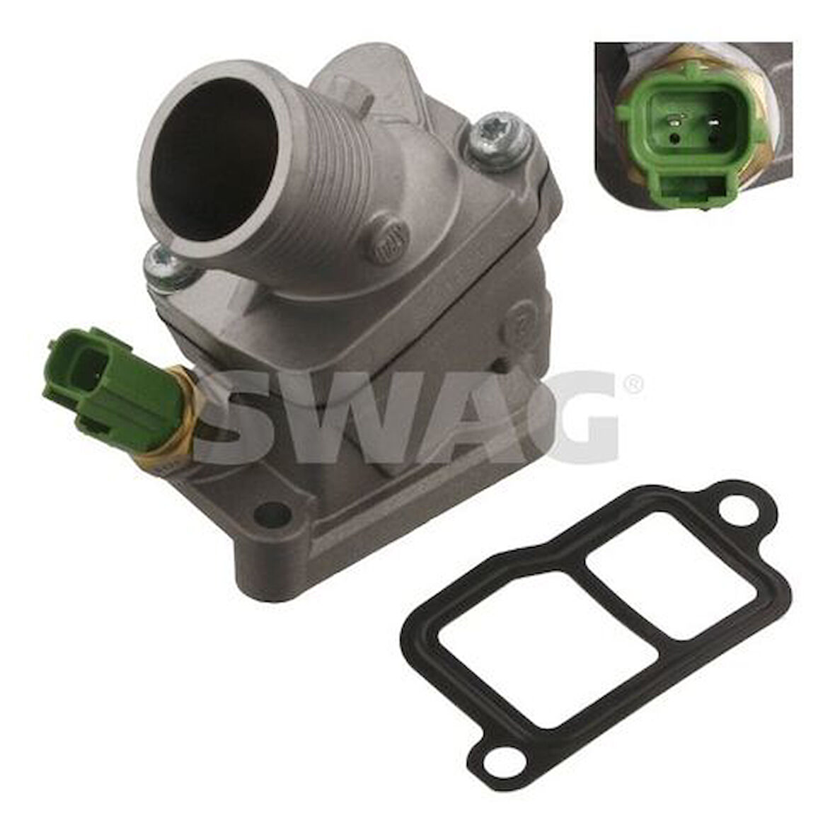 Swag 55934850 Termostat Volvo C30 (06 12) C70 II 2.4D (07 13) S60 2.0T (00 10) Komple 30650022