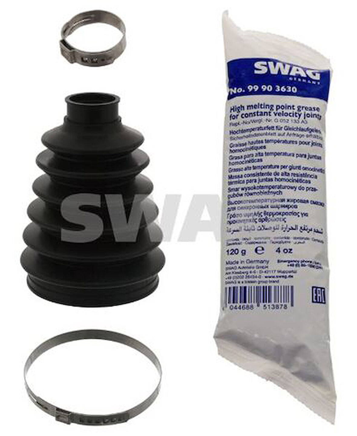 Swag 60948812 Aks Körüğü Takımı 1.5 DCI-1.9-2.0 Megane II05-Megane Iv 7701209252