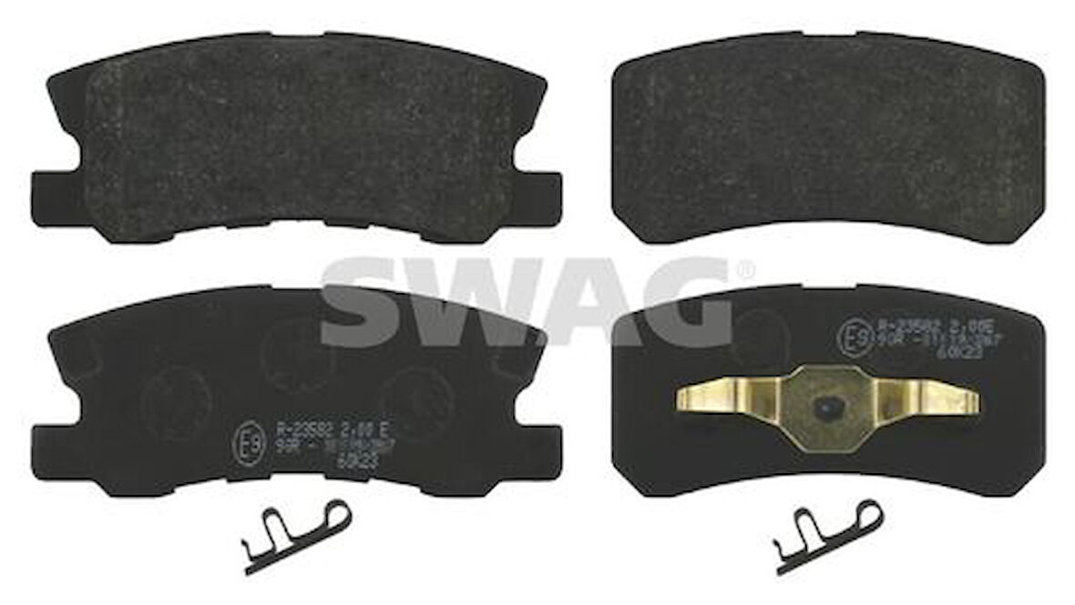 Swag 80916583 Arka Fren Balatası Peugeot Citroen Mitsubishi 4007 4008 C4 Pajero 4254.48