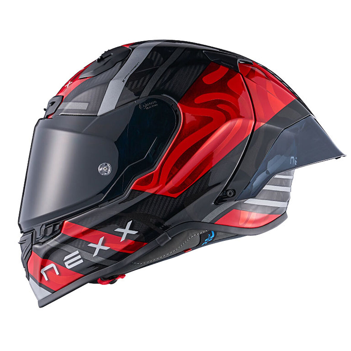 X.R3R SWIRL KARBON KIRMIZI KASK