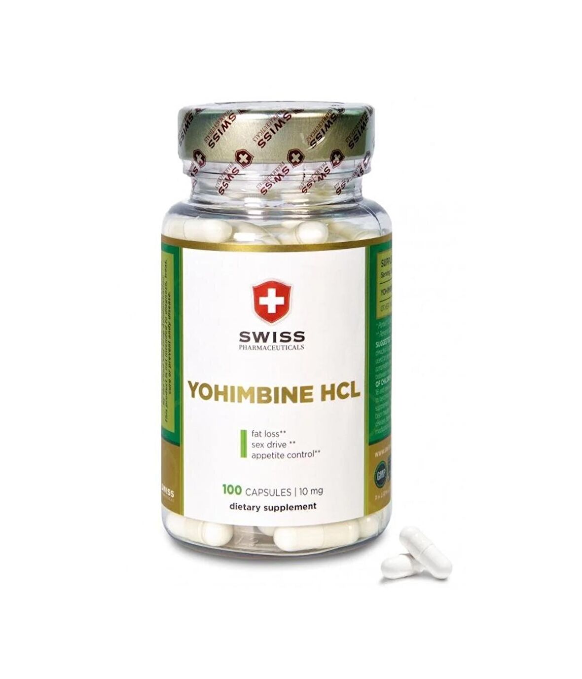 SWİSS Yohimbine HCL Fat Burner 10 MG 100 KAPSÜL