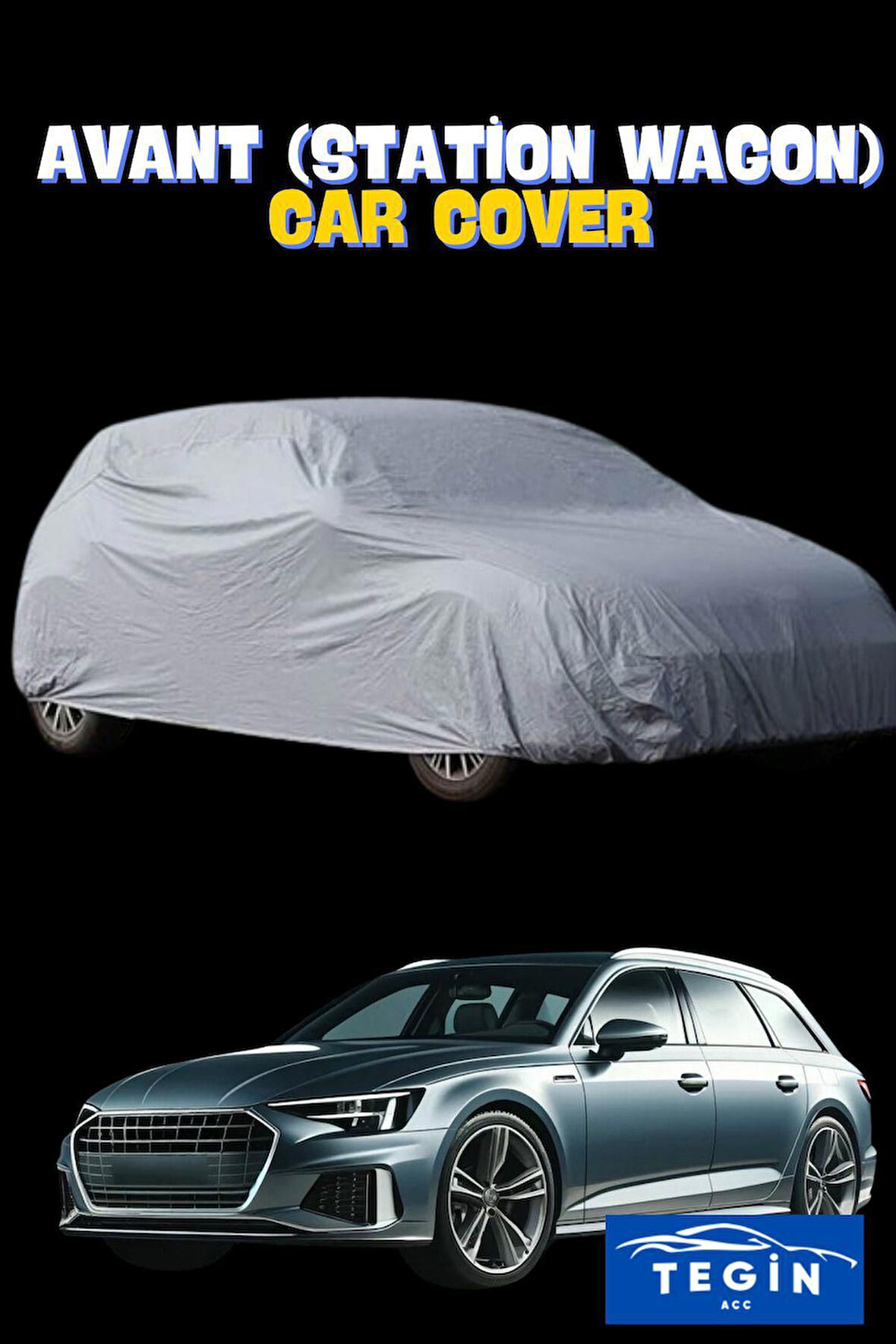 BMW 3 Serisi 2019 Ve Sonrası Touring (Station Wagon) Uyumlu SolarBlock Araba Brandası Örtüsü