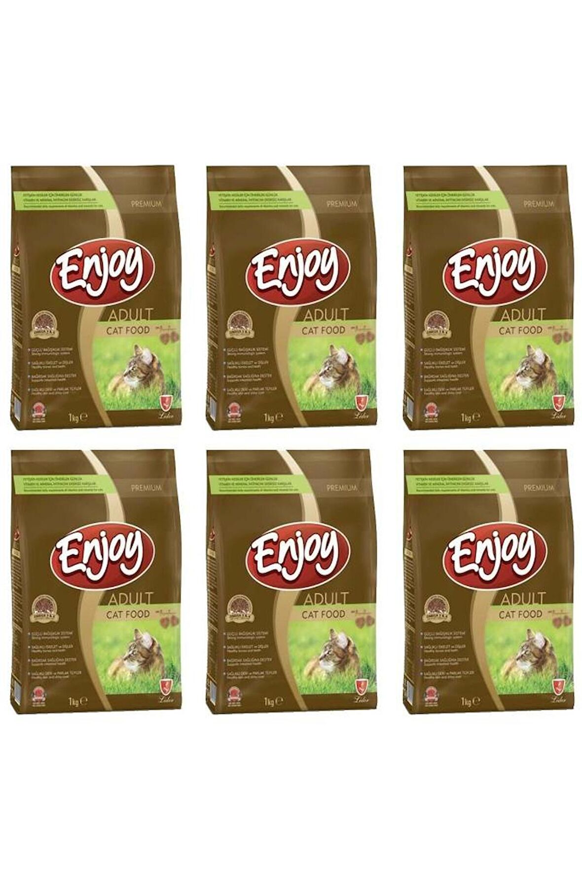 Yetişkin Kedi Maması Tavuklu 1 Kg X 6 Paket