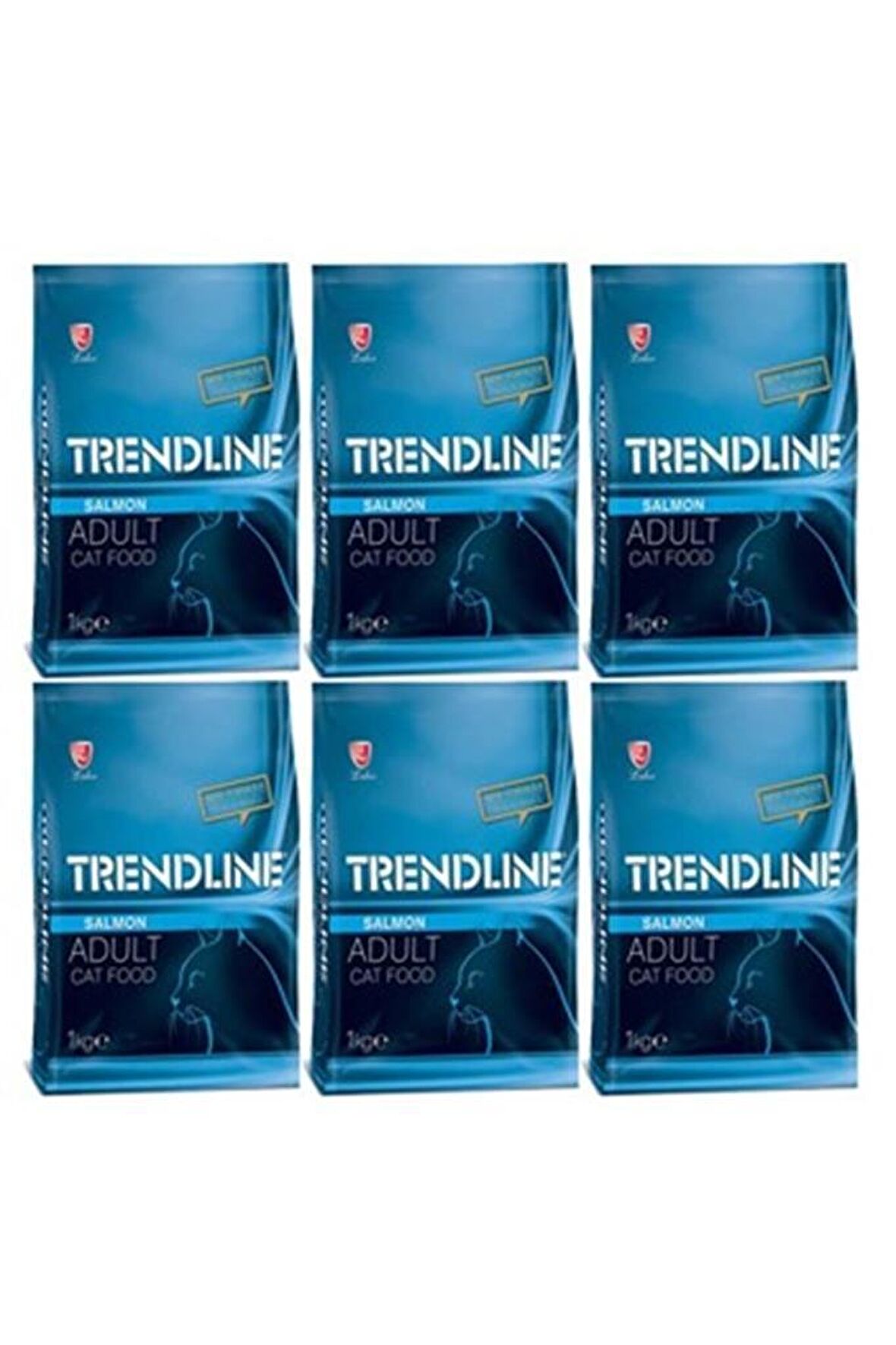 Trendline Somonlu Yetişkin Kedi Maması 1 Kg X 6 Paket