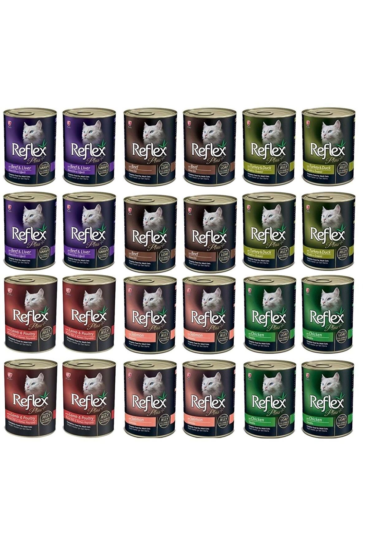 Plus Karışık Kedi Konservesi 400 Gr X 24 Adet