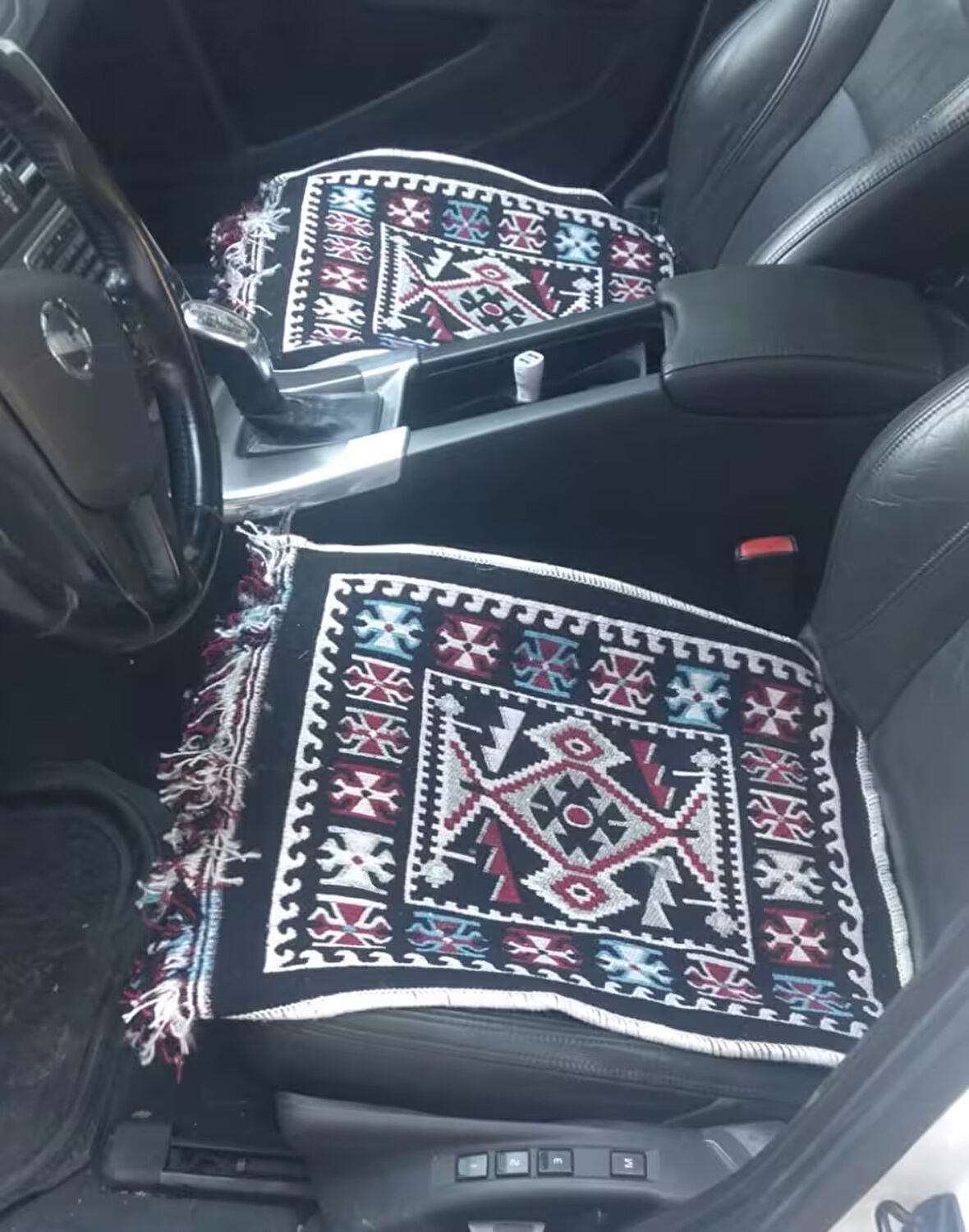 EFE MİNDER 3'lü Oto Koltuk Kilim Seti - Ön ve Arka Koltuk 3 Parça Takım (SİYAH)