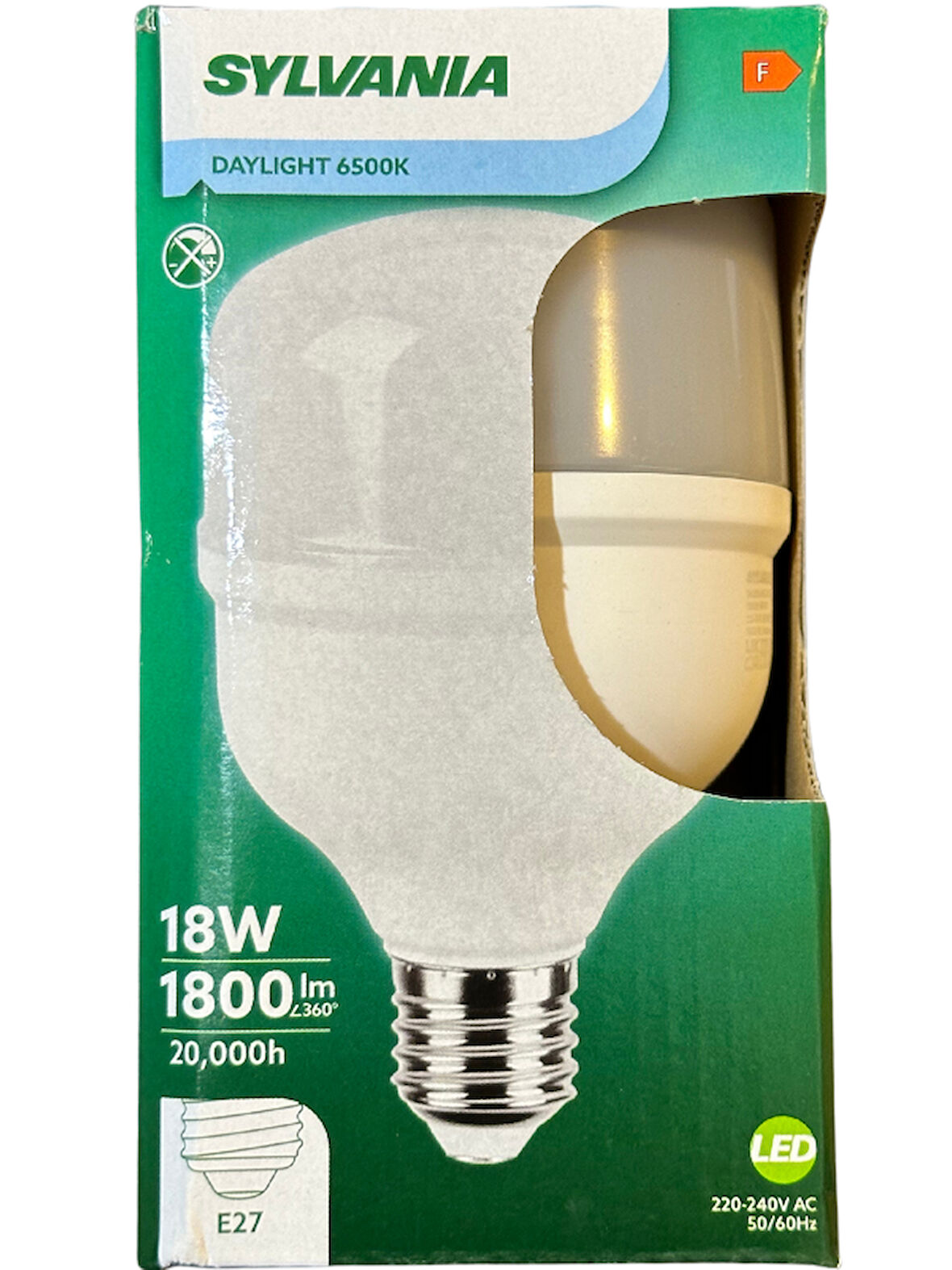 Sylvania 18W 6500K (Beyaz Işık) E27 Duylu Torch Ampul