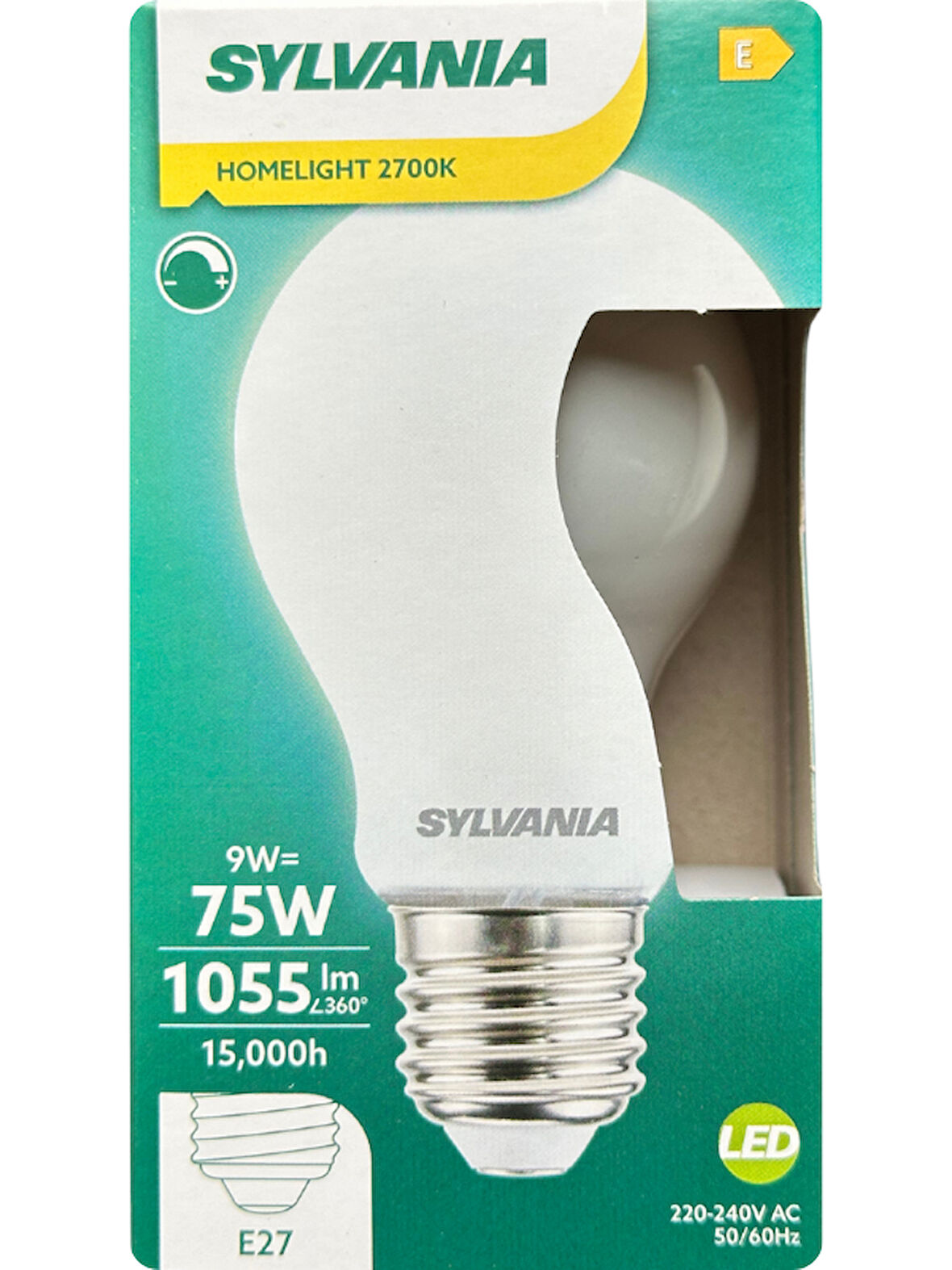 Sylvania 9W (75W) 2700K (Sarı Işık) Dim Edilebilir E27 Duylu (Kalın Duy) Soft Led Ampul