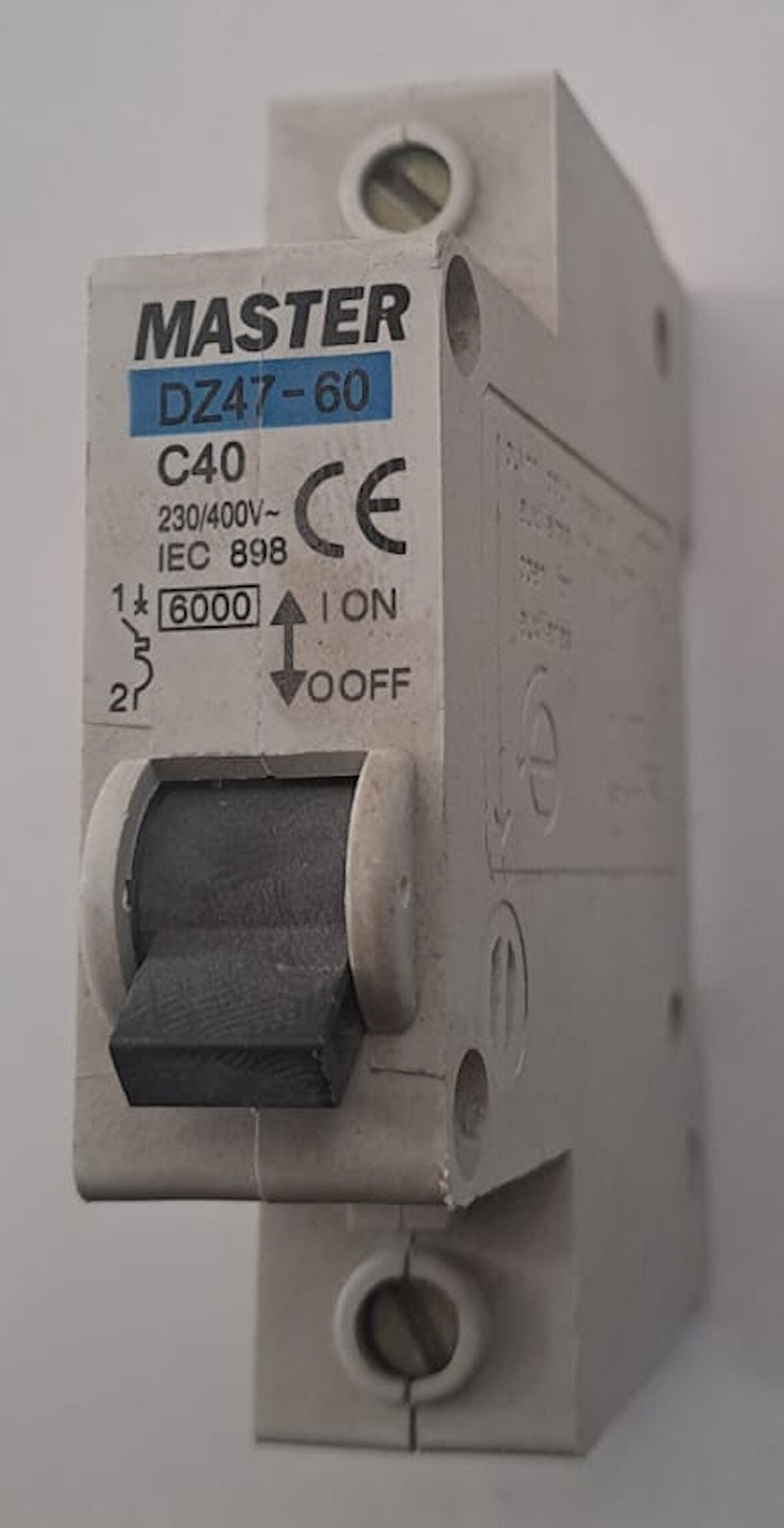 MASTER 40 AMPER C40 6000KA OTOMAT SİGORTA