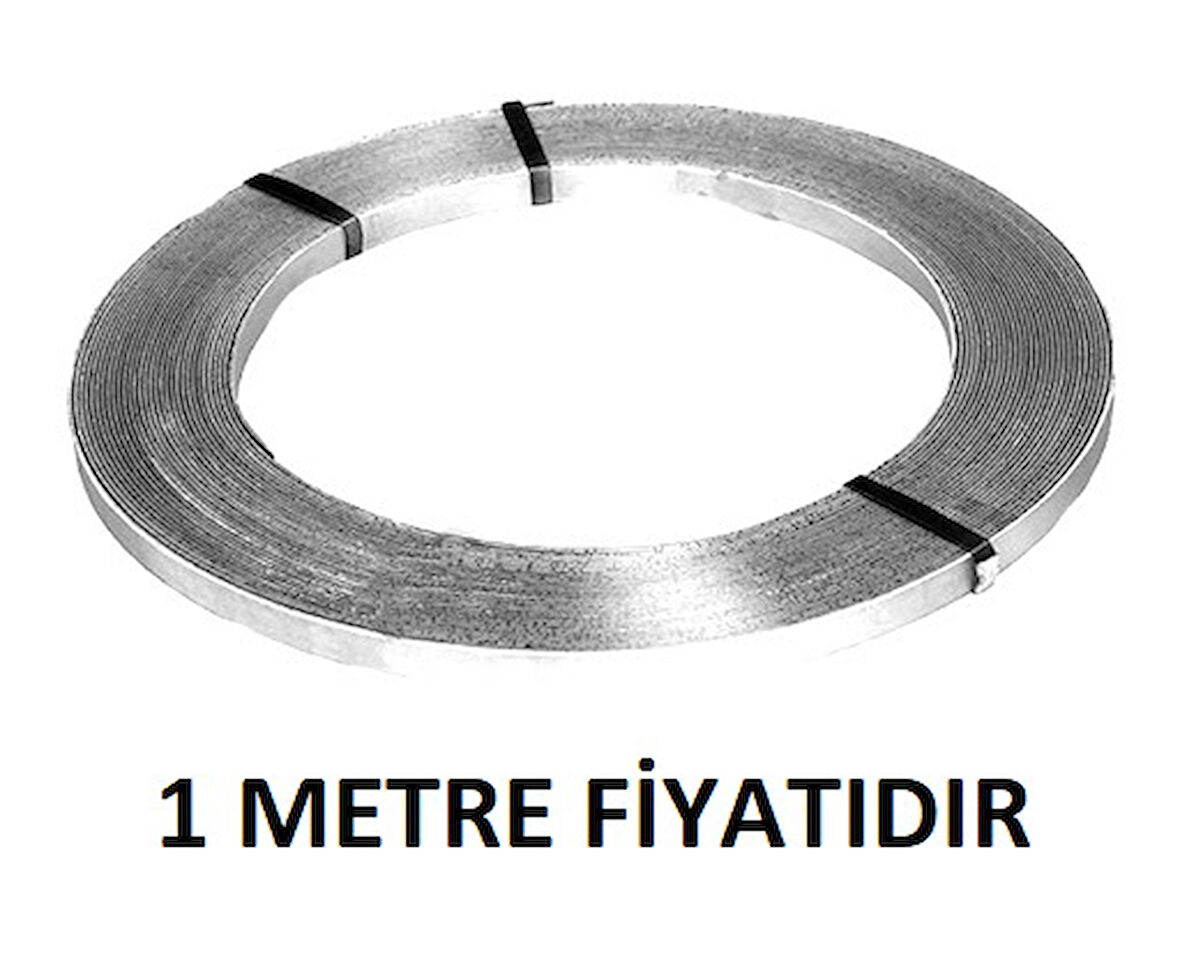TOPRAKLAMA ŞERİDİ 2,5CM GALVANİZLİ (1 METRE FİYATIDIR )