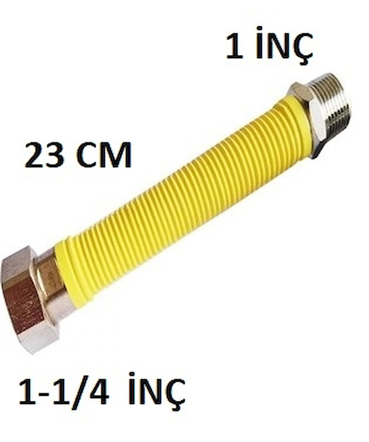 DOĞALGAZ SAYAÇ BAĞLANTI FLEXİ & KUTU FLEXİ & 1-1/4 ( 23 cm ) 1-1/4*1 23 cm