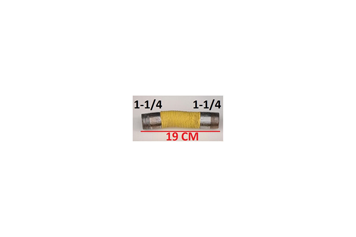 DOĞALGAZ BRÜLÖR BAĞLANTI FLEXİ & 1-1/4 & 1-1/4  ( 19 cm )