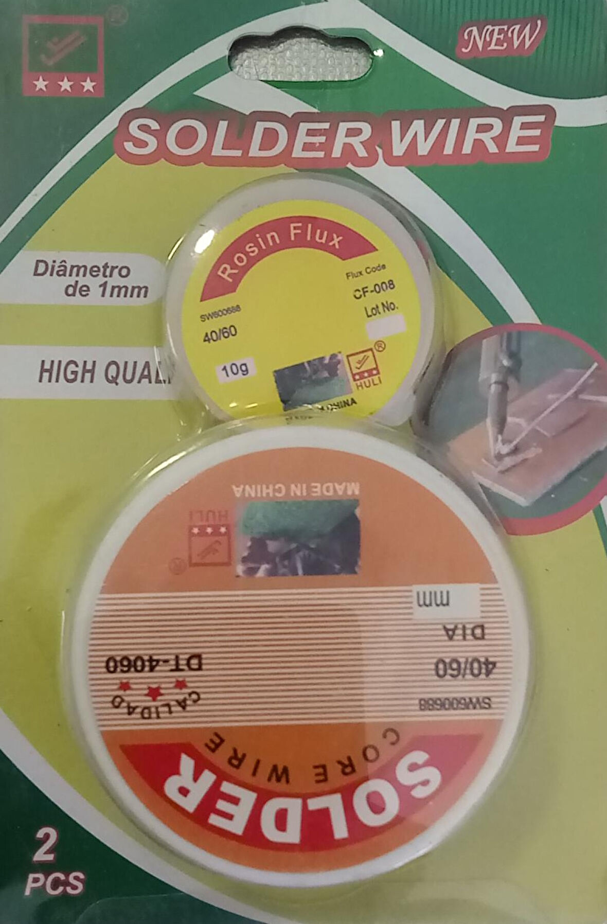 SOLDER PASTALI LEHİM TELİ SETİ