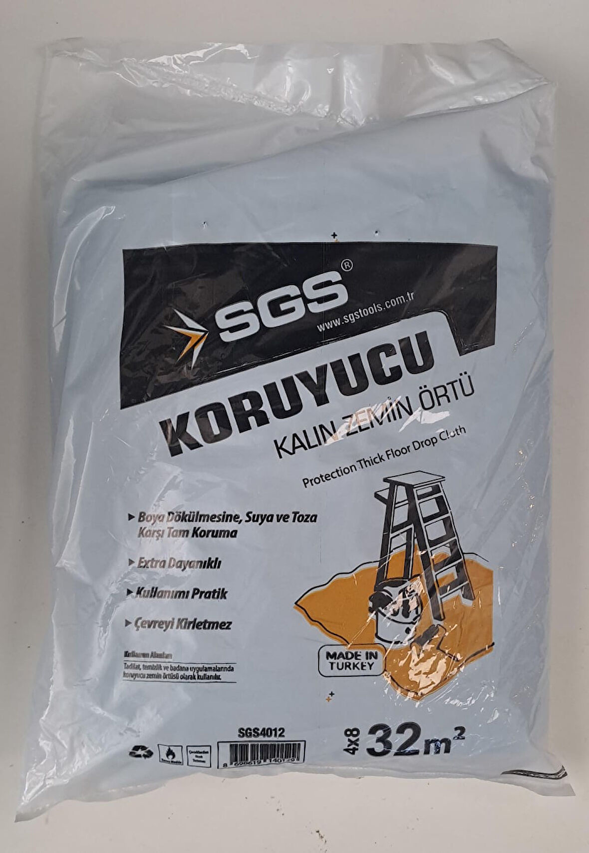 SGS PRATİK BRANDA KORUYUCU KALIN ZEMİN ÖRTÜSÜ ( 4x8 : 32 m² )