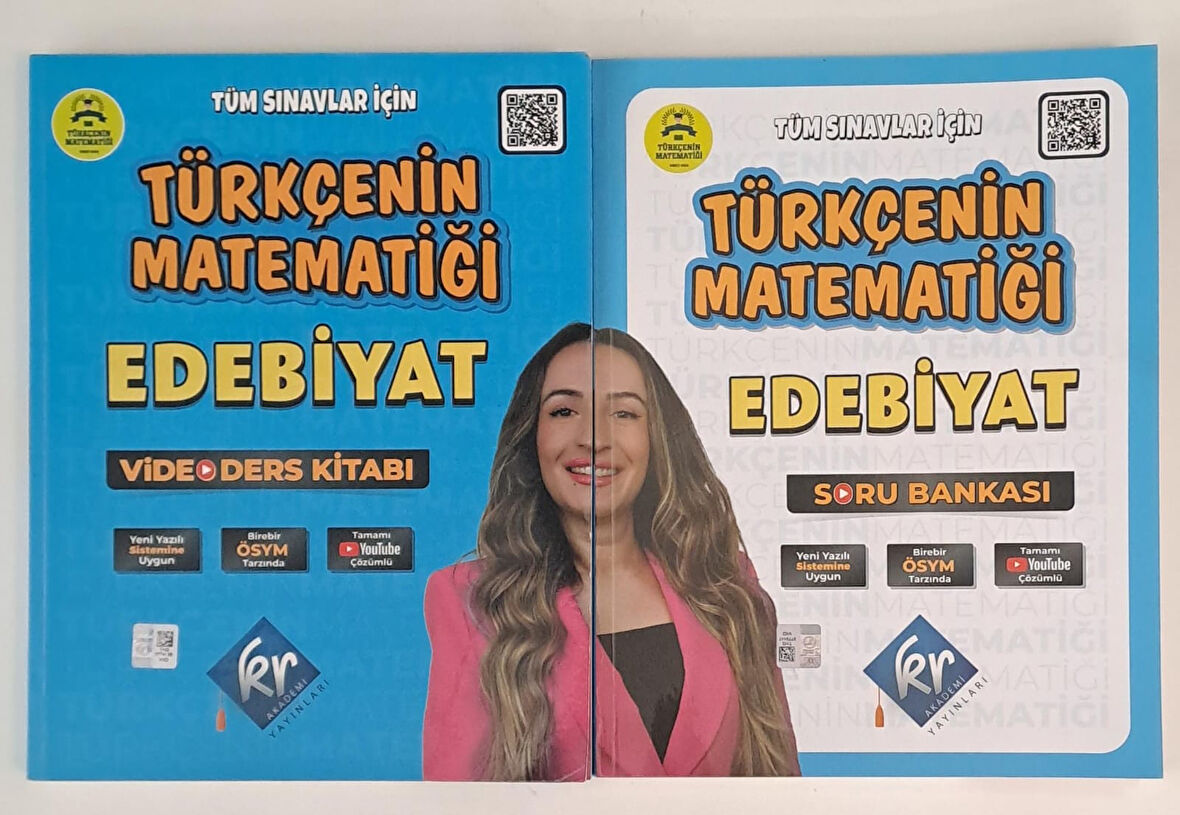 KR AKADEMİ YAYINLARI TÜRKÇENİN MATEMATİĞİ EDEBİYAT VİDEO DERS KİTABI VE SORU BANKASI