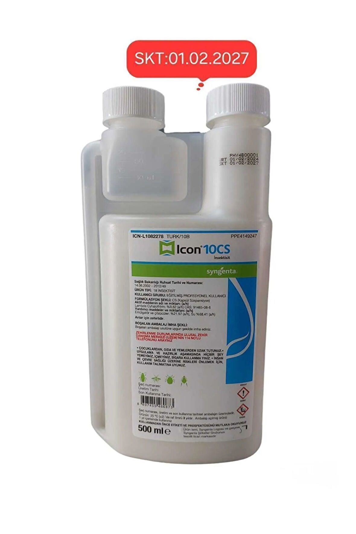 Syngenta 10 Cs Genel Haşere Ilacı 500 ml