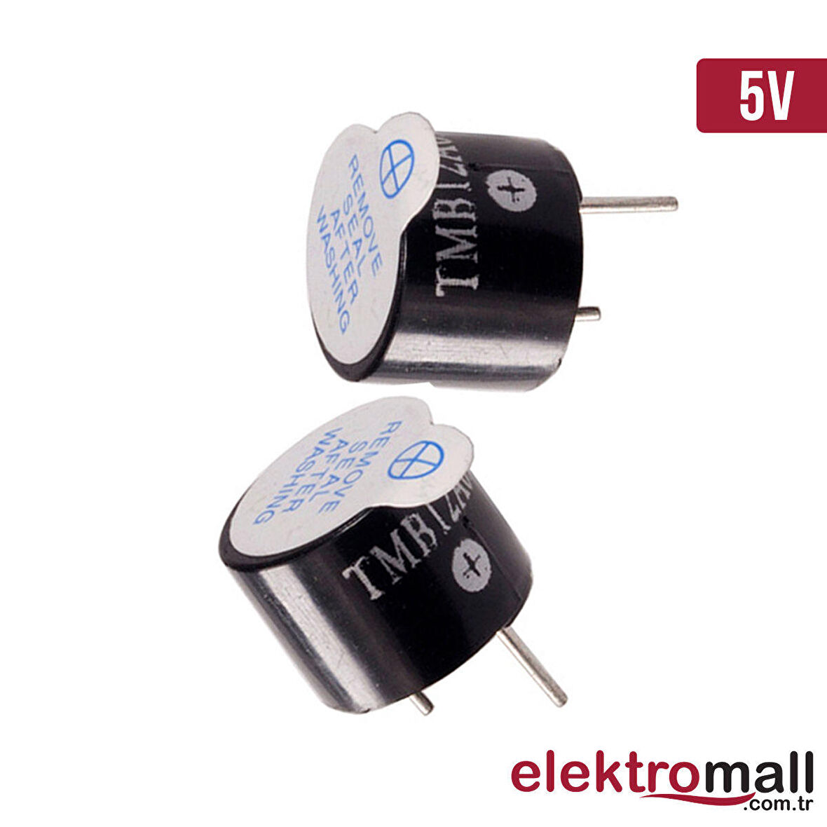5V 12MM AKTİF BUZZER - 1 ADET