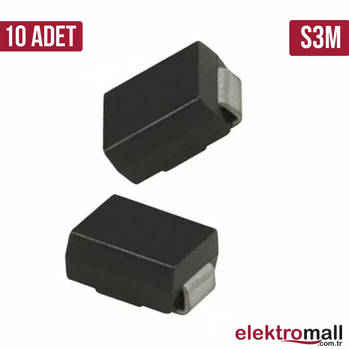 S3M DO214AB(SMC) 3A 1000V DİYOT-10 Adet