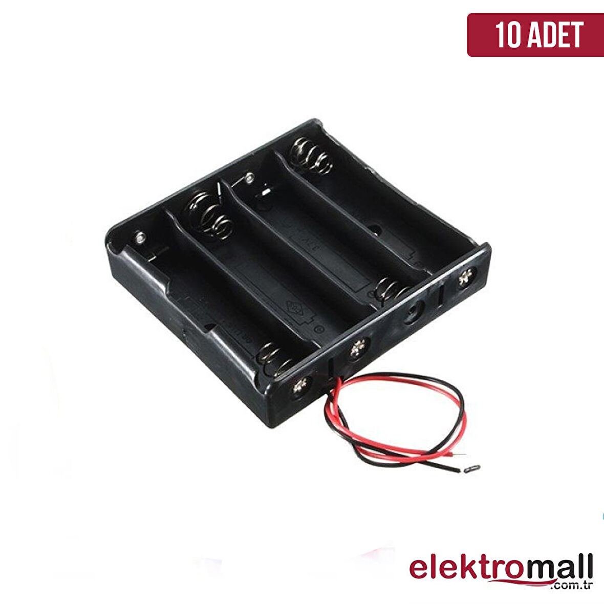 18650 Pil Yuvası Lityum Iyon 4 Lü - 10 Adet