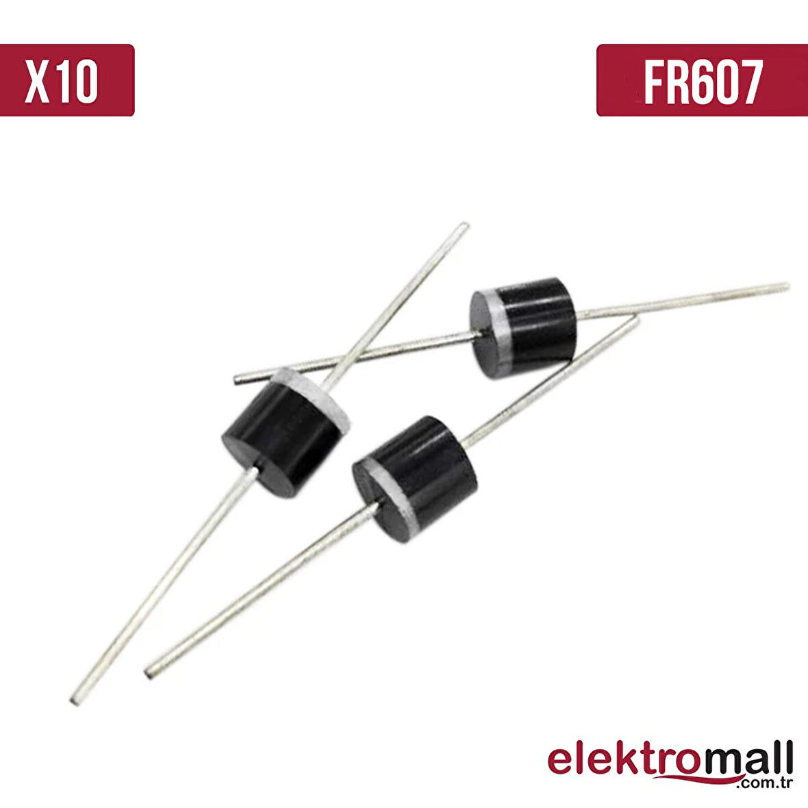 FR607 6A 1000V Diyot - 10 Adet