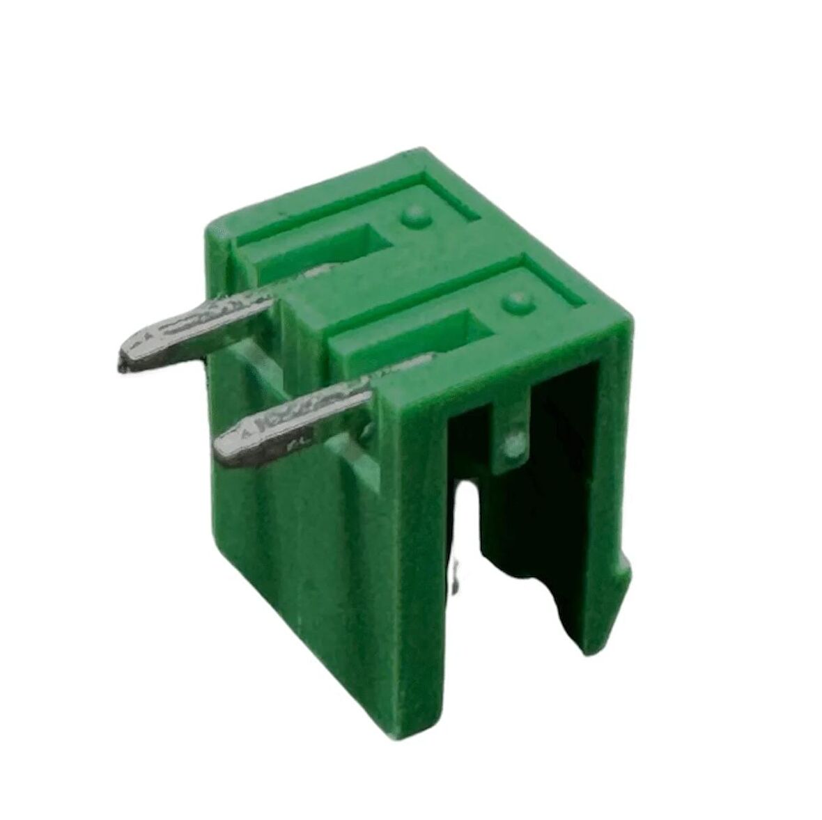 2 Pin 5.08mm 90° Erkek Yeşil Klemens 10 Adet