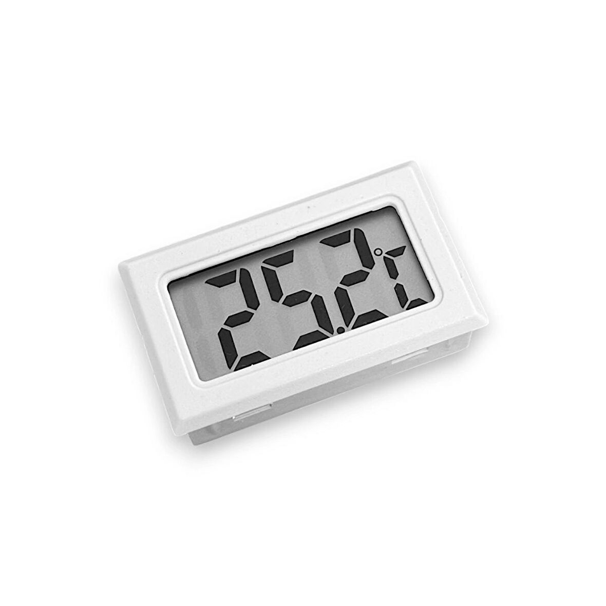 Dijital Mini Sıcaklık Ölçer Termometre Isı Ölçer - 1 Adet Beyaz Renk (2 ADET PİL DAHİL)